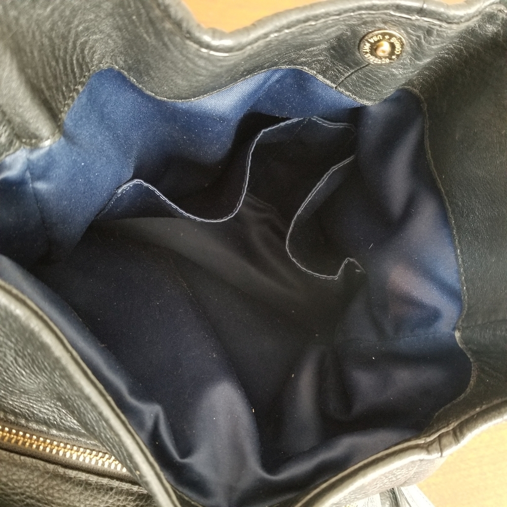 COACH Madison Phoebe 26224 Black Pebbled Leather Handbag Purse - Picture 16 of 16